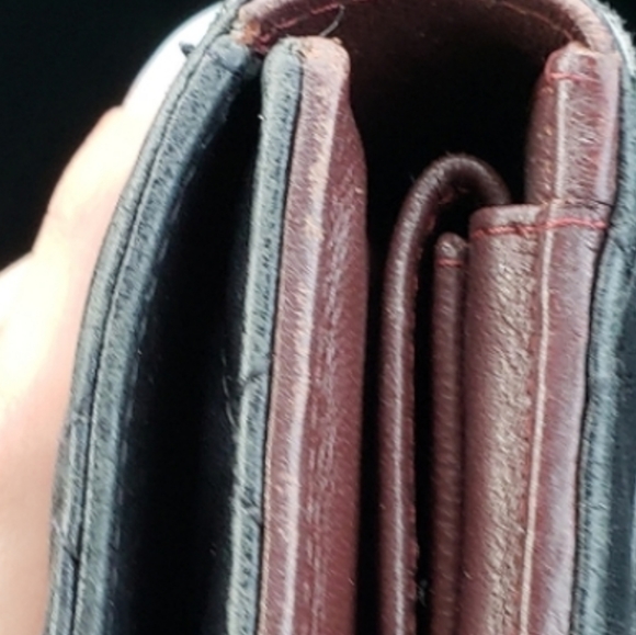 100%Authentic Chanel Douple Flap Wallet Black - Picture 7 of 15